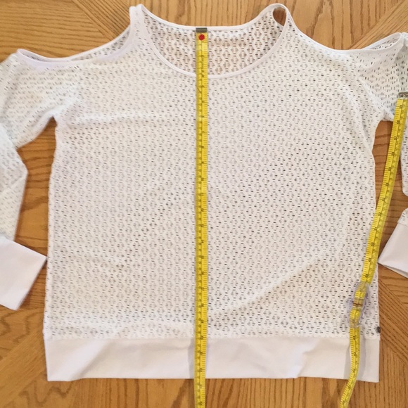 Fabletics Cold Shoulder Mesh Top - Picture 7 of 7